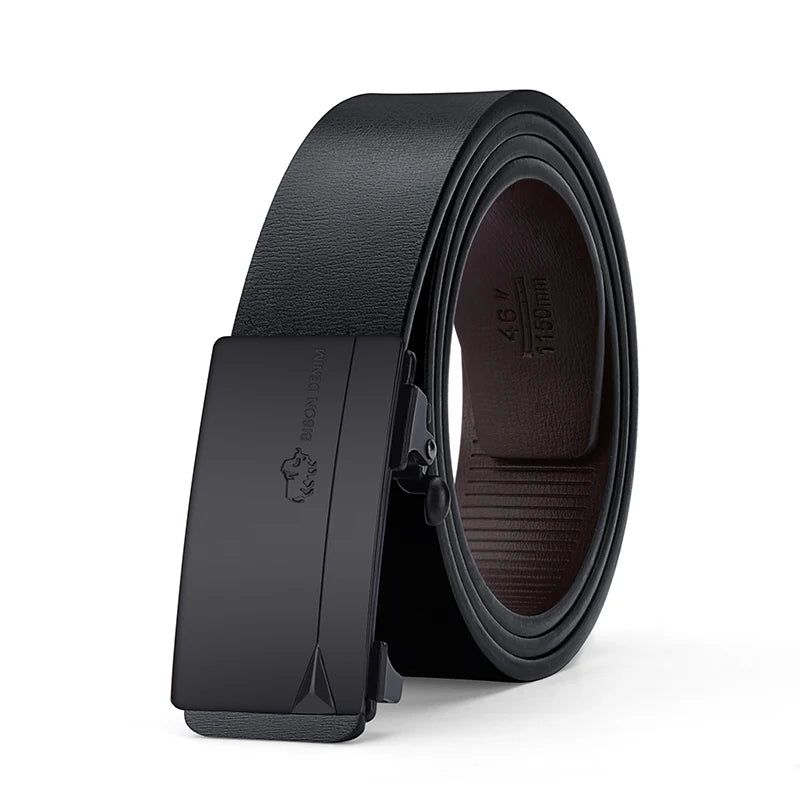 PU LEATHER AUTOMATIC BELT BUCKLE