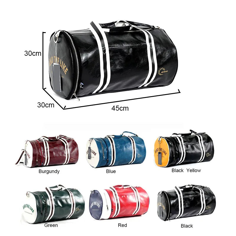 HIGH QUALITY LEATHER GYM BAG