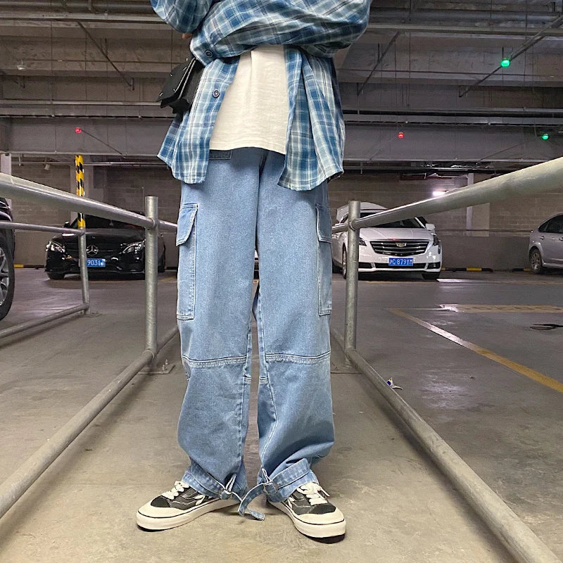 WIDE LEG BAGGY JEANS