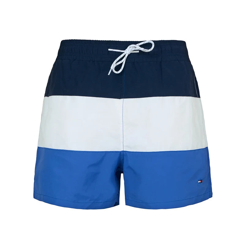 STRIPED SWIMMING TRUNKS