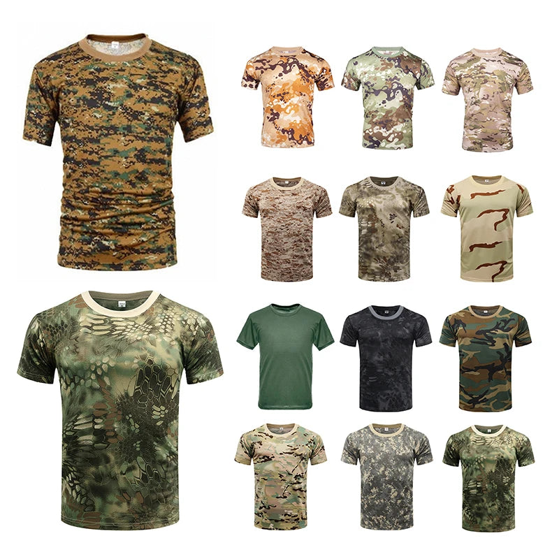ARMY SHORT SLEEVE FITNESS T-SHIRT
