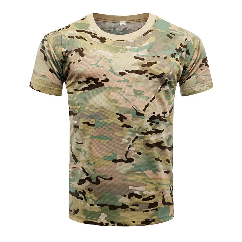 ARMY SHORT SLEEVE FITNESS T-SHIRT