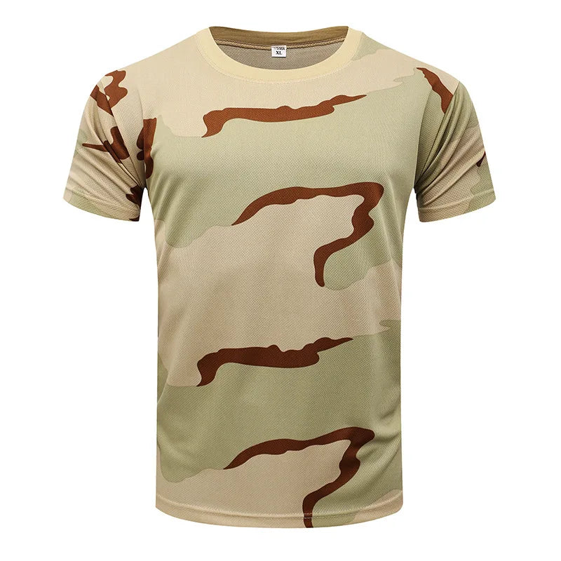 ARMY SHORT SLEEVE FITNESS T-SHIRT