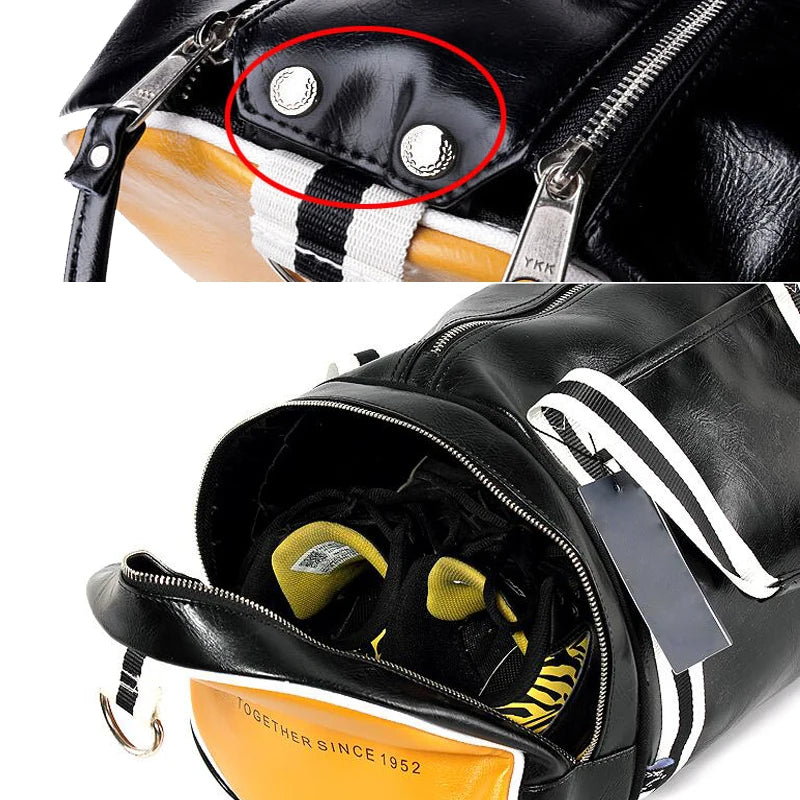 HIGH QUALITY LEATHER GYM BAG