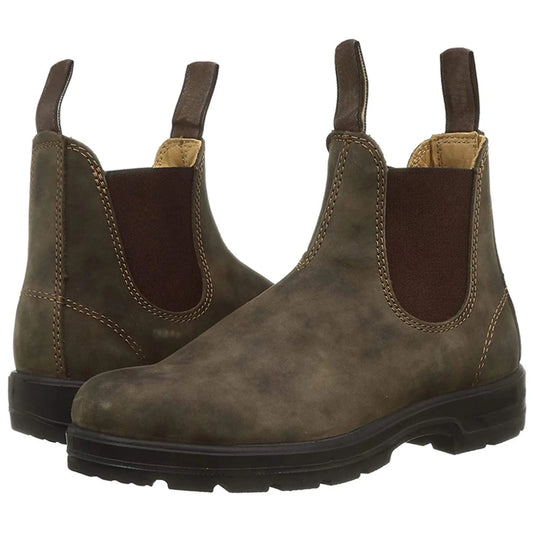 RETRO SLIP ON LEATHER BOOTS