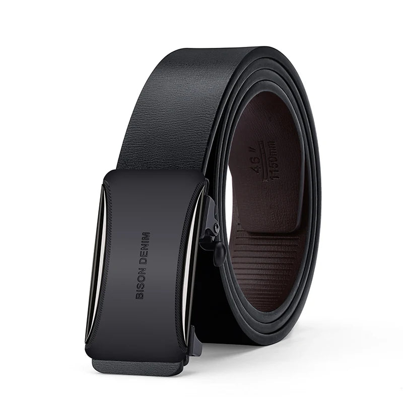PU LEATHER AUTOMATIC BELT BUCKLE