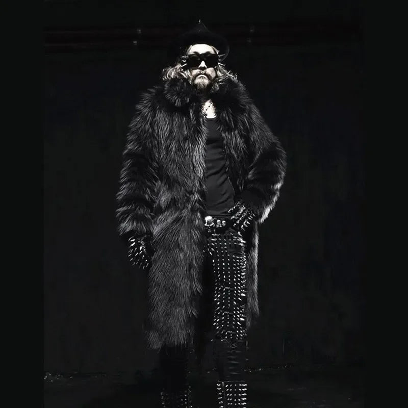 PATCHWORK FUR COAT