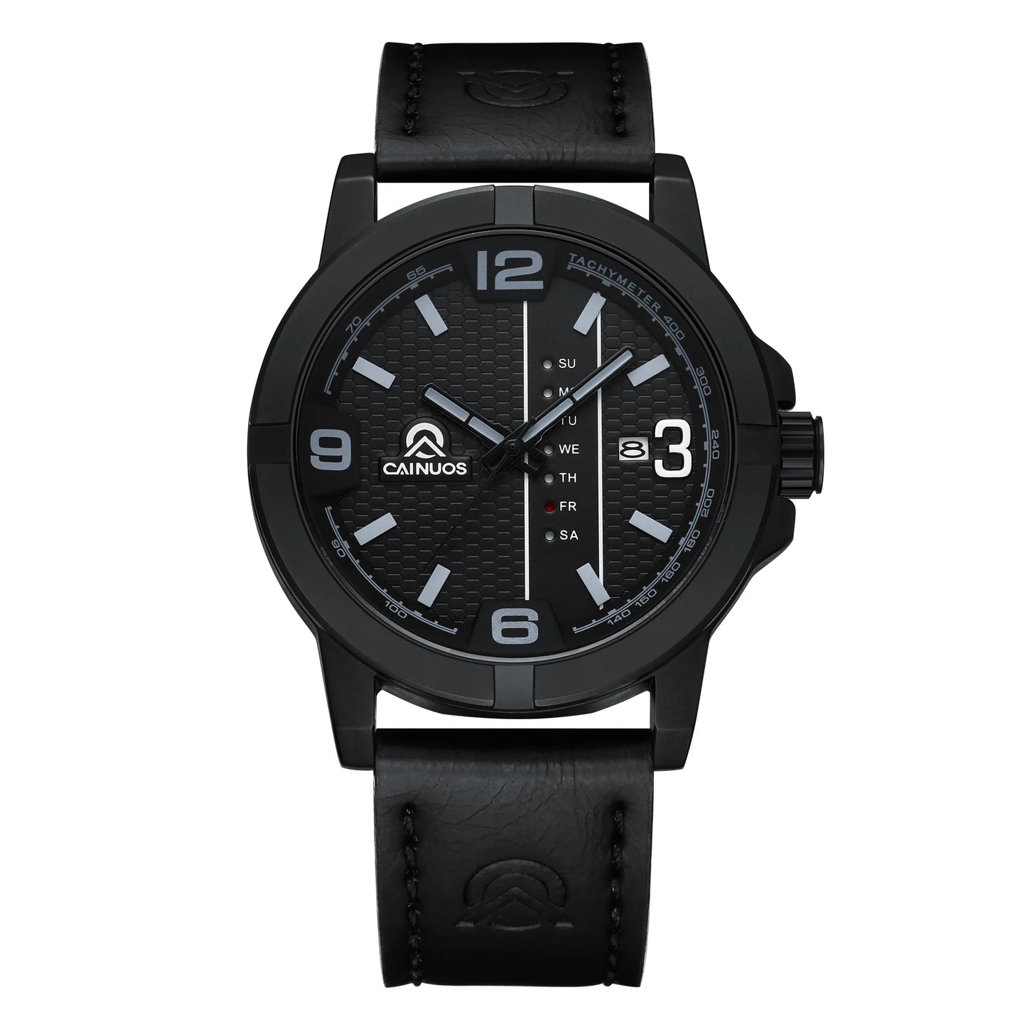 PU LEATHER QUARTZ WATCH